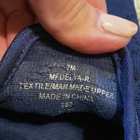 ❤️Marc Fisher Sneaker Deyla Knit Logo Comfort Womens Slip On Blue Size 7… - Picture 5 of 5